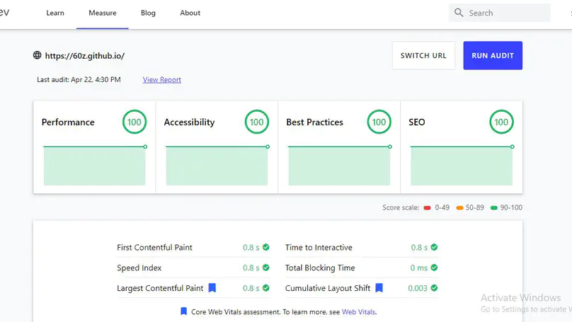 Best Performance  Website